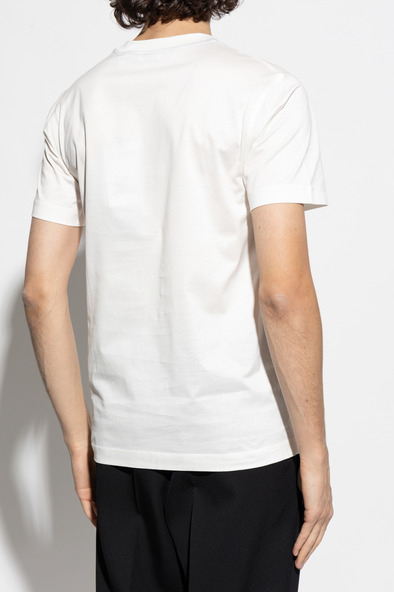 Burberry T-shirt with embroidered logo | Men's Clothing | Vitkac